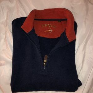 Orvis 3/4 zip sweater Men’s L